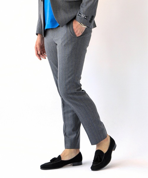 EDIFICE(エディフィス)の「TOPサキソニー パターン テーパードパンツ(その他パンツ・メンズ・ブラック/ブルー/グレー/ブラウン・SMALL/MEDIUM/LARGE/X-LARGE)」の18枚目の写真