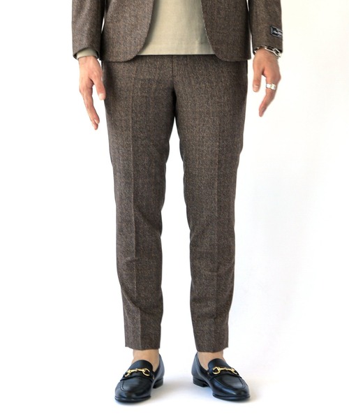 EDIFICE(エディフィス)の「TOPサキソニー パターン テーパードパンツ(その他パンツ・メンズ・ブラック/ブルー/グレー/ブラウン・SMALL/MEDIUM/LARGE/X-LARGE)」の21枚目の写真