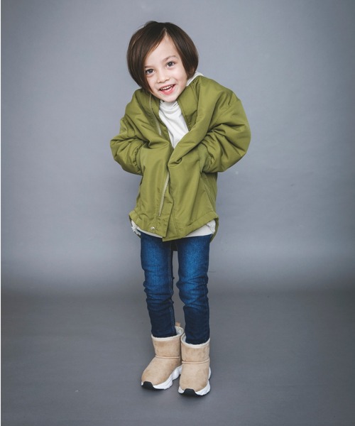 BRANSHES（ブランシェス）の「【WEB限定】スニーカーブーツ（ブーツ・キッズ・ブラック/ベージュ・15cm/16cm/17cm/18cm/19cm）」の7枚目の写真