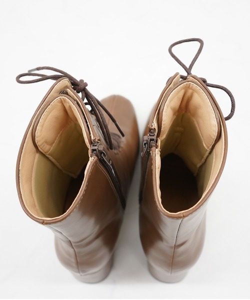 archives（アルシーヴ）の「レースアップブーツ（ブーツ・レディース・アイボリー/ブラック/ブラウン・MEDIUM/LARGE）」の7枚目の写真