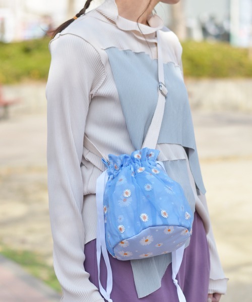 セール F D デイジー巾着ポシェット ショルダーバッグ Fun Daily ファンアンドデイリー のファッション通販 Zozotown