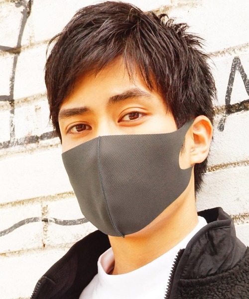 SBG（エスビー）の「ファブリック ウレタン マスク / SBG（マスク・レディース・ホワイト/ブラウン/ネイビー/パープル/チャコールグレー/カーキ/ロイヤルブルー/レッド/ブラウン系その他/コーラルピンク/インディゴブルー/ブラック/パープル系その他/ラベンダー/ブルー系その他/ライトグレー・S/M/L）」の4枚目の写真