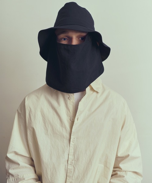 Nine Tailor（ナインテイラー）の「Nine Tailor Alata Hat (N-610)（ハット・メンズ・ブラック/キャメル・FREE）」の2枚目の写真