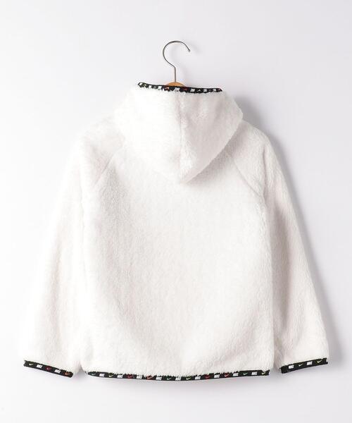 NIKE（ナイキ）の「〔WEB限定〕NIKE（ナイキ）ボアフーディ プルオーバー（Tシャツ/カットソー・キッズ・オフホワイト・4:105cm/6:115cm/5:110cm/7:120cm）」の7枚目の写真