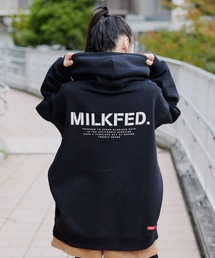 MILKFED. | BAR AND STENCIL LOGO BIG SWEAT HOODIE(パーカー)