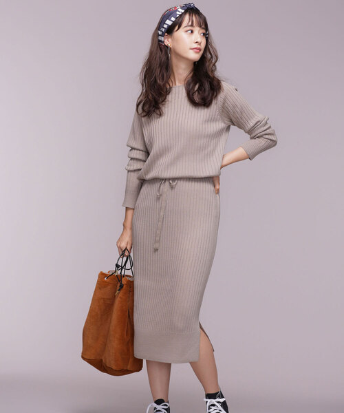 セール ブランド古着 ニットワンピース ワンピース Nano Universe ナノユニバース のファッション通販 Zozoused