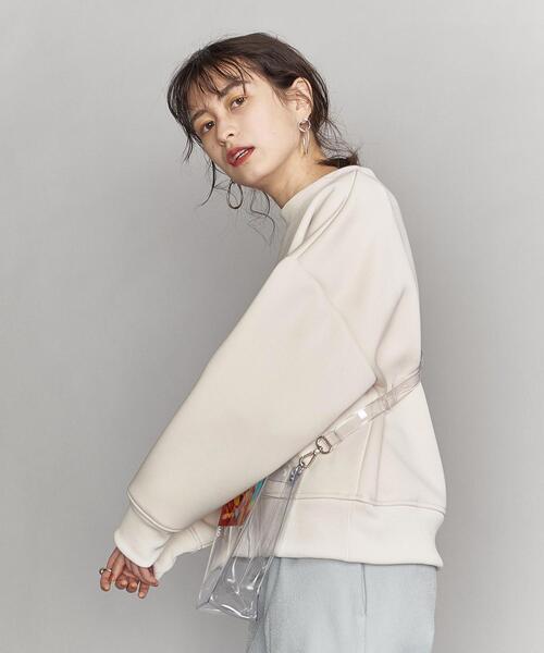 BEAUTY&YOUTH UNITED ARROWS（ビューティーアンドユースユナイテッドアローズ）の「BY ダンボールクルーネックプルオーバー2 -ウォッシャブル-（スウェット・レディース・ライム/コバルトブルー/ナチュラル・FREE）」の7枚目の写真