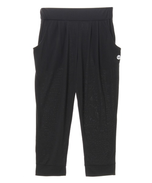 ROXY(ロキシー)の「RAIN DAZE LOOSE CROP/ロキシー フィットネス ジム ヨガ ランニング ルームウェアにも(その他パンツ・レディース・ブラック・LARGE/SMALL/MEDIUM)」の1枚目の写真