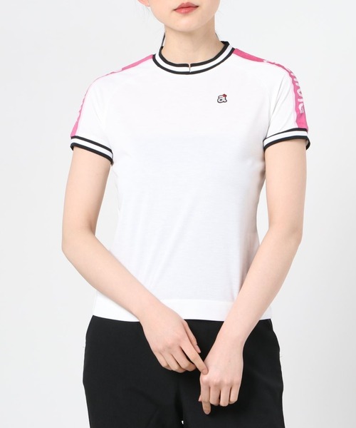 archivio（アルチビオ）の「＜LADIES＞アルチビオゴルフウェア / プルオーバー（Tシャツ/カットソー・レディース・ホワイト/ピンク/レッド/ブラック・L/M/S）」の9枚目の写真