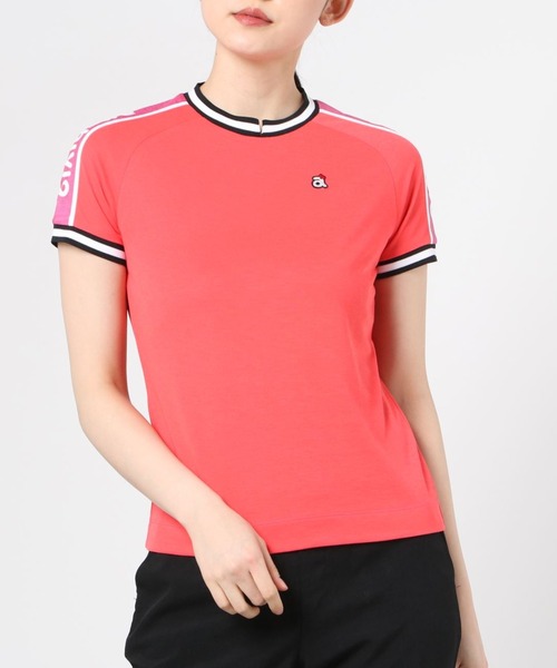 archivio（アルチビオ）の「＜LADIES＞アルチビオゴルフウェア / プルオーバー（Tシャツ/カットソー・レディース・ホワイト/ピンク/レッド/ブラック・L/M/S）」の14枚目の写真