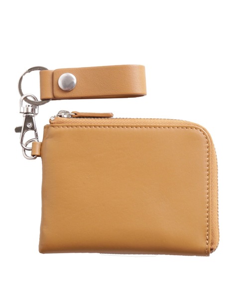 mieno（ミエノ）の「[mieno]牛革レザーコンパクトミニ財布キーリング付き（財布・レディース・ブラック/ダークブラウン/パープル/レッド/ブルー/グリーン/ウッド/マスタード/キャメル・FREE）」の18枚目の写真