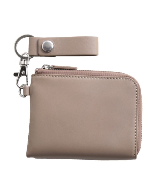 mieno（ミエノ）の「[mieno]牛革レザーコンパクトミニ財布キーリング付き（財布・レディース・ブラック/ダークブラウン/パープル/レッド/ブルー/グリーン/ウッド/マスタード/キャメル・FREE）」の19枚目の写真