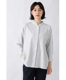 human woman | ◆ストライプジャージーブラウス(シャツ/ブラウス)