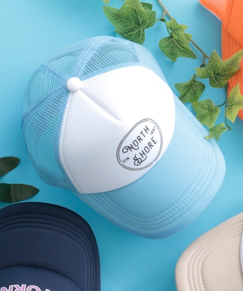 SHISKY(シスキー)の「SHISKY / シスキー プリント メッシュキャップ キッズ(キャップ・キッズ・J/B/R/O/G/L/D/N/F/Q/C/K/H/S/I/A/T/P/E/M・52cm/54cm/56cm)」の2枚目の写真