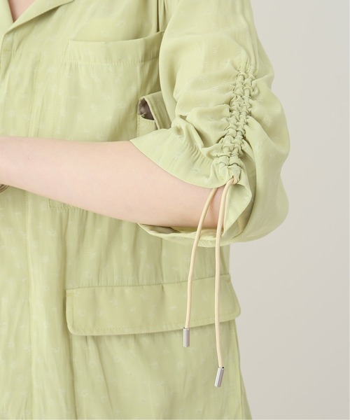 EARIH（アーリ）の「【EARIH / アーリ】floral jqオープンカラーシャツ（シャツ/ブラウス・レディース・ダークグリーン・36）」の20枚目の写真