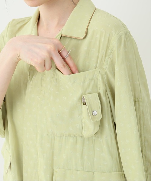 EARIH（アーリ）の「【EARIH / アーリ】floral jqオープンカラーシャツ（シャツ/ブラウス・レディース・ダークグリーン・36）」の17枚目の写真