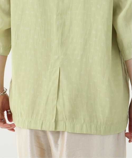 EARIH（アーリ）の「【EARIH / アーリ】floral jqオープンカラーシャツ（シャツ/ブラウス・レディース・ダークグリーン・36）」の21枚目の写真