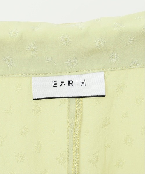 EARIH（アーリ）の「【EARIH / アーリ】floral jqオープンカラーシャツ（シャツ/ブラウス・レディース・ダークグリーン・36）」の18枚目の写真