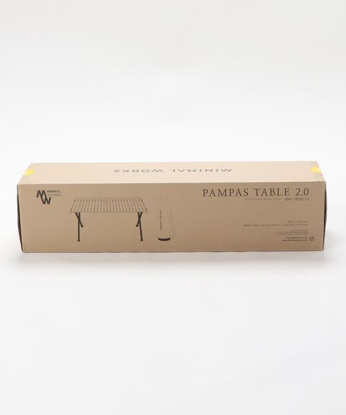 MINIMAL WORKS/ ミニマルワークス MOCHA ROLL TABLE PAMPAS