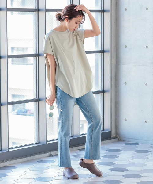 KOBE LETTUCE（コウベレタス）の「EVAスリッポン（スリッポン・レディース・ブラック/ベージュ/ブラウン/カーキ/グレイッシュベージュ/グリーン系/ブルー系・M/L）」の12枚目の写真