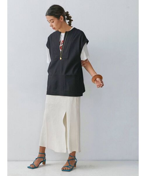 Ungrid（アングリッド）の「スリットフレアスカート（スカート・レディース・アイボリー/ブラック/ブルー・FREE）」の16枚目の写真