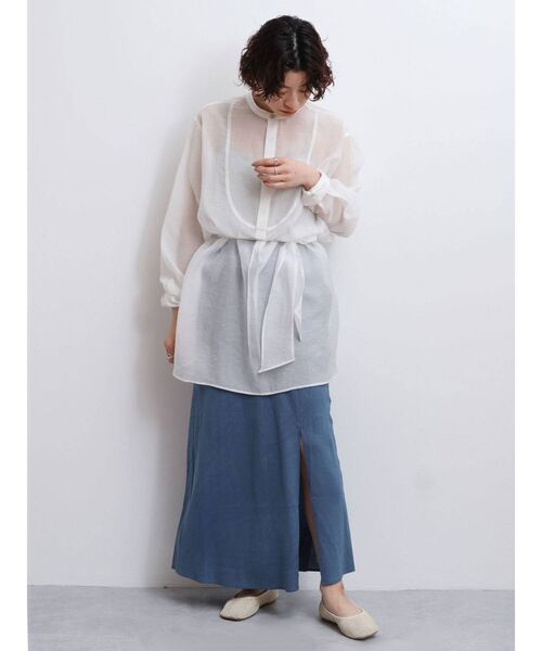 Ungrid（アングリッド）の「スリットフレアスカート（スカート・レディース・アイボリー/ブラック/ブルー・FREE）」の10枚目の写真