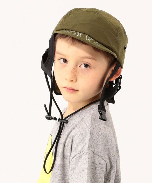 THE PARK SHOP(ザパークショップ)の「THE PARK SHOP:EXPLOREBOY CAP(キャップ・キッズ・ブラック/ネイビー/オリーブ・ONE SIZE)」の3枚目の写真