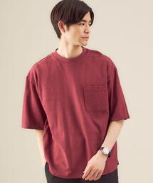 green label relaxing | SC ヘンプ コットン クレープ クルーネック 半袖 カットソー(Tシャツ/カットソー)