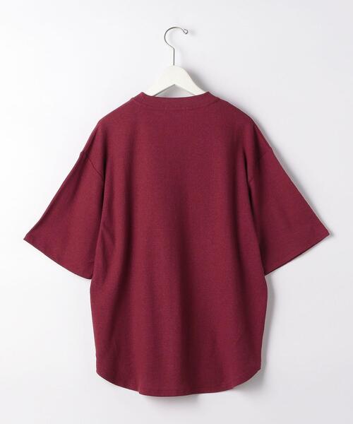 green label relaxing（グリーンレーベルリラクシング）の「OLT SC ヘンプ コットン クレープ クルーネック 半袖 カットソー（Tシャツ/カットソー・メンズ・ワインレッド/オフホワイト/ネイビー/オリーブ/ケリー・LARGE/SMALL/MEDIUM）」の11枚目の写真