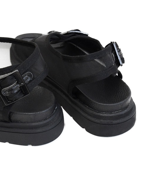 NOFALL（ノーフォール）の「バックル付シアースポーツサンダル