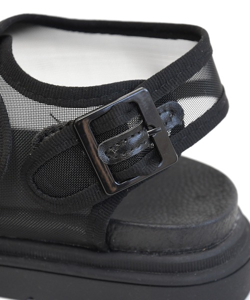 NOFALL（ノーフォール）の「バックル付シアースポーツサンダル（サンダル・レディース・ホワイト/ブラック/ベージュ・LL/3L/SS/S/M/L）」の5枚目の写真