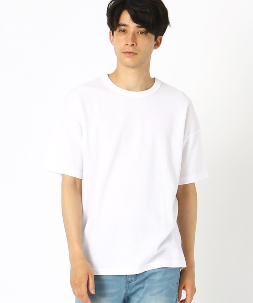 COMME CA ISM（コムサイズム）の「ビッグTシャツ（Tシャツ/カットソー・メンズ・ホワイト/グレー/ブラック/ブラウン/グリーン/ターコイズブルー・MEDIUM/LARGE/X-LARGE）」の2枚目の写真