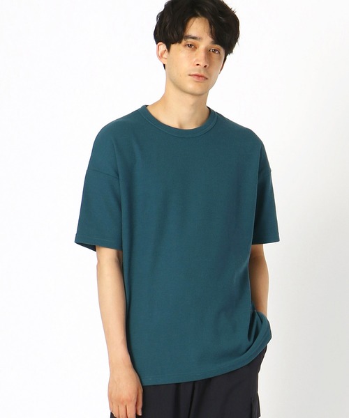 COMME CA ISM（コムサイズム）の「ビッグTシャツ（Tシャツ/カットソー・メンズ・ホワイト/グレー/ブラック/ブラウン/グリーン/ターコイズブルー・MEDIUM/LARGE/X-LARGE）」の6枚目の写真