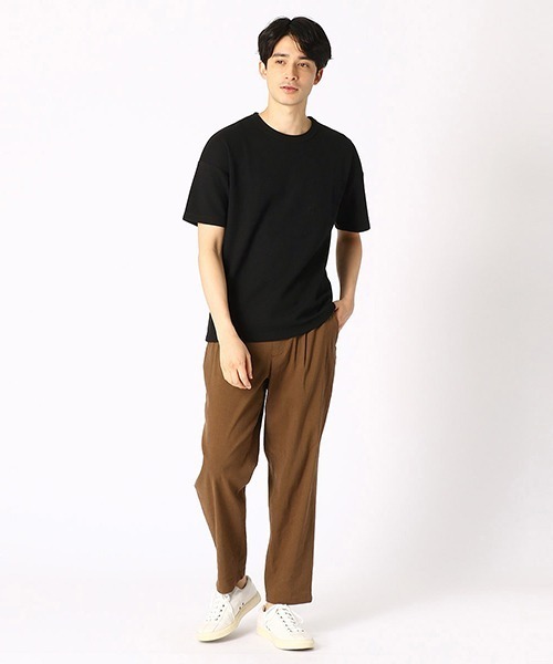 COMME CA ISM（コムサイズム）の「ビッグTシャツ（Tシャツ/カットソー・メンズ・ホワイト/グレー/ブラック/ブラウン/グリーン/ターコイズブルー・MEDIUM/LARGE/X-LARGE）」の9枚目の写真