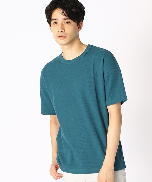 COMME CA ISM（コムサイズム）の「ビッグTシャツ（Tシャツ/カットソー・メンズ・ホワイト/グレー/ブラック/ブラウン/グリーン/ターコイズブルー・MEDIUM/LARGE/X-LARGE）」の13枚目の写真