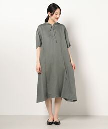 mizuiroind | mizuiro ind フーデッドフレアワンピース(ワンピース)