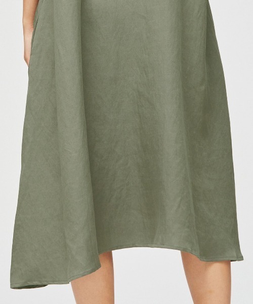 mizuiroind(ミズイロインド)の「mizuiro ind フーデッドフレアワンピース(ワンピース・レディース・カーキ/ライトブルー/ブラック・FREE)」の17枚目の写真