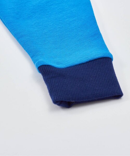 PARTY PARTY（パーティーパーティー）の「/カットPARKA（パーカー・キッズ・ターコイズブルー/アイボリー・100/80/90/110）」の9枚目の写真