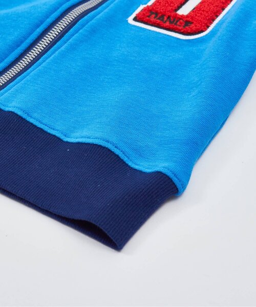 PARTY PARTY（パーティーパーティー）の「/カットPARKA（パーカー・キッズ・ターコイズブルー/アイボリー・100/80/90/110）」の11枚目の写真