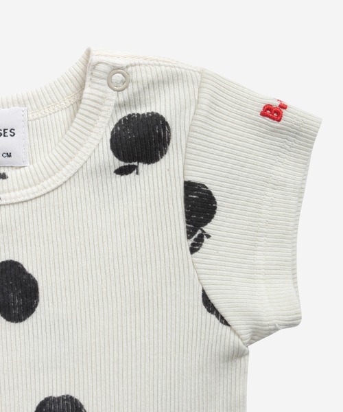 BOBO CHOSES（ボボショーズ）の「Poma allover short sleeve body（ロンパース・キッズ・オフホワイト・3MONTH/6-12MONTH/12-18MONTH）」の7枚目の写真
