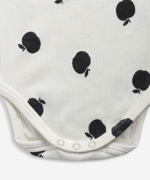 BOBO CHOSES（ボボショーズ）の「Poma allover short sleeve body（ロンパース・キッズ・オフホワイト・3MONTH/6-12MONTH/12-18MONTH）」の9枚目の写真