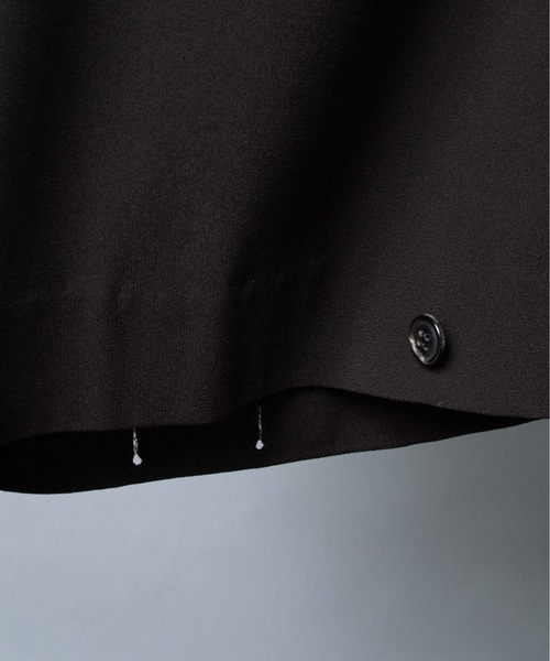 FEMMENT（ファモン）の「【 FEMMENT / ファモン 】back satin adjustable baker pants バックサテンアジャスタブルベイカーパンツ（スラックス・レディース・ブラック/ブラウン・1）」の9枚目の写真