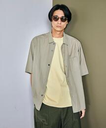 green label relaxing | ＜ 機能 / 手洗い可 ＞ ウォッシャブル TWLNN ワイドカラー 半袖 シャツ(シャツ/ブラウス)