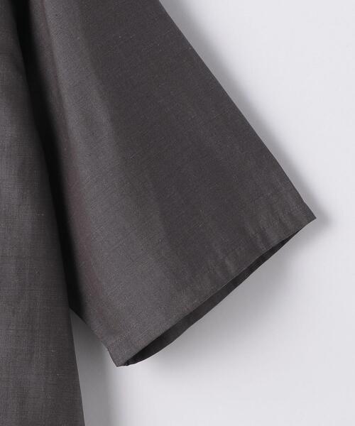 green label relaxing（グリーンレーベルリラクシング）の「OLT＜ 機能 / 手洗い可 ＞ ウォッシャブル TWLNN ワイドカラー 半袖 シャツ（シャツ/ブラウス・メンズ・パープル/ネイビー/オリーブ・SMALL/MEDIUM/LARGE/X-LARGE）」の19枚目の写真