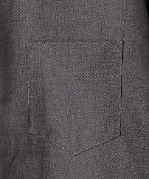 green label relaxing（グリーンレーベルリラクシング）の「OLT＜ 機能 / 手洗い可 ＞ ウォッシャブル TWLNN ワイドカラー 半袖 シャツ（シャツ/ブラウス・メンズ・パープル/ネイビー/オリーブ・SMALL/MEDIUM/LARGE/X-LARGE）」の21枚目の写真