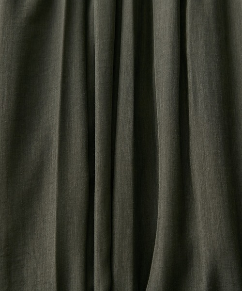 RIVE DROITE（リヴドロワ）の「柔らかく軽やかな印象　レーヨン混ギャザースカート（スカート・レディース・ベージュ/グリーン系その他/チャコールグレー/バイオレット・FREE）」の22枚目の写真