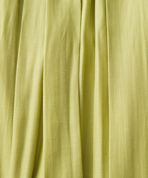 RIVE DROITE（リヴドロワ）の「柔らかく軽やかな印象　レーヨン混ギャザースカート（スカート・レディース・ベージュ/グリーン系その他/チャコールグレー/バイオレット・FREE）」の13枚目の写真