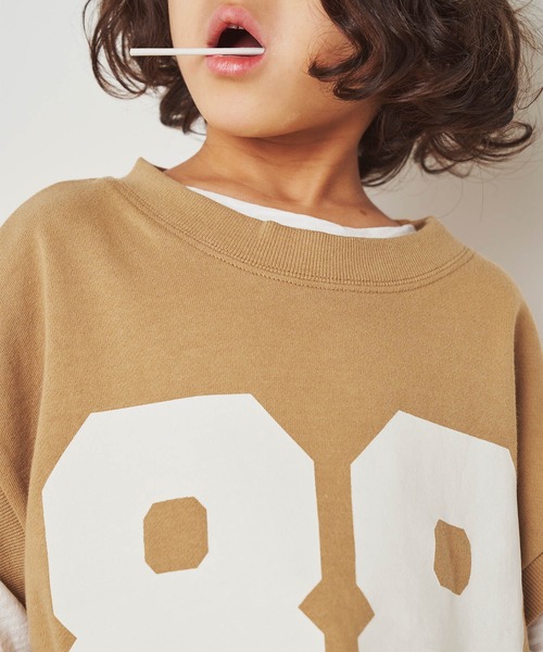 ＆yam（アンドヤム）の「USA裏毛オーバーサイズビッグプリントベスト（ベスト・キッズ・ベージュ/ホワイト/ブルー/ブラック・110-120cm/130-140cm/140-150cm/120-130cm/150-160cm）」の22枚目の写真