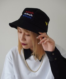 dictionary（ディクショナリー）の「【 Mark Gonzales / マークゴンザレス 】 3連 ロゴ 刺繍 バケット ハット（ハット）」
