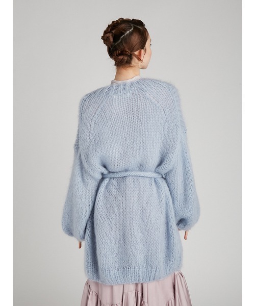 FURFUR（ファーファー）の「ハンドモヘアカーディガン（カーディガン/ボレロ・レディース・ピンク/ブラック/ブルー・FREE）」の8枚目の写真